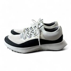 Allbirds Golf Dasher Shoes Womens 11 Natural Black White Blizzard Golf Sneakers